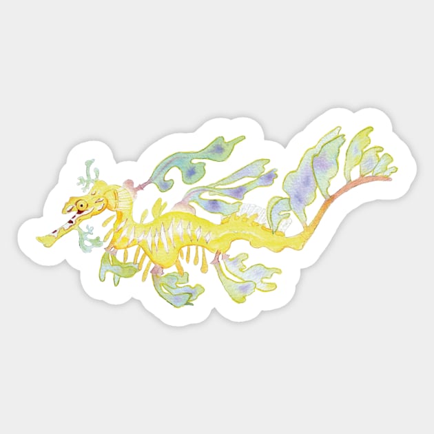 Leafy Sea Dragon 2 Sticker by laurenpenney